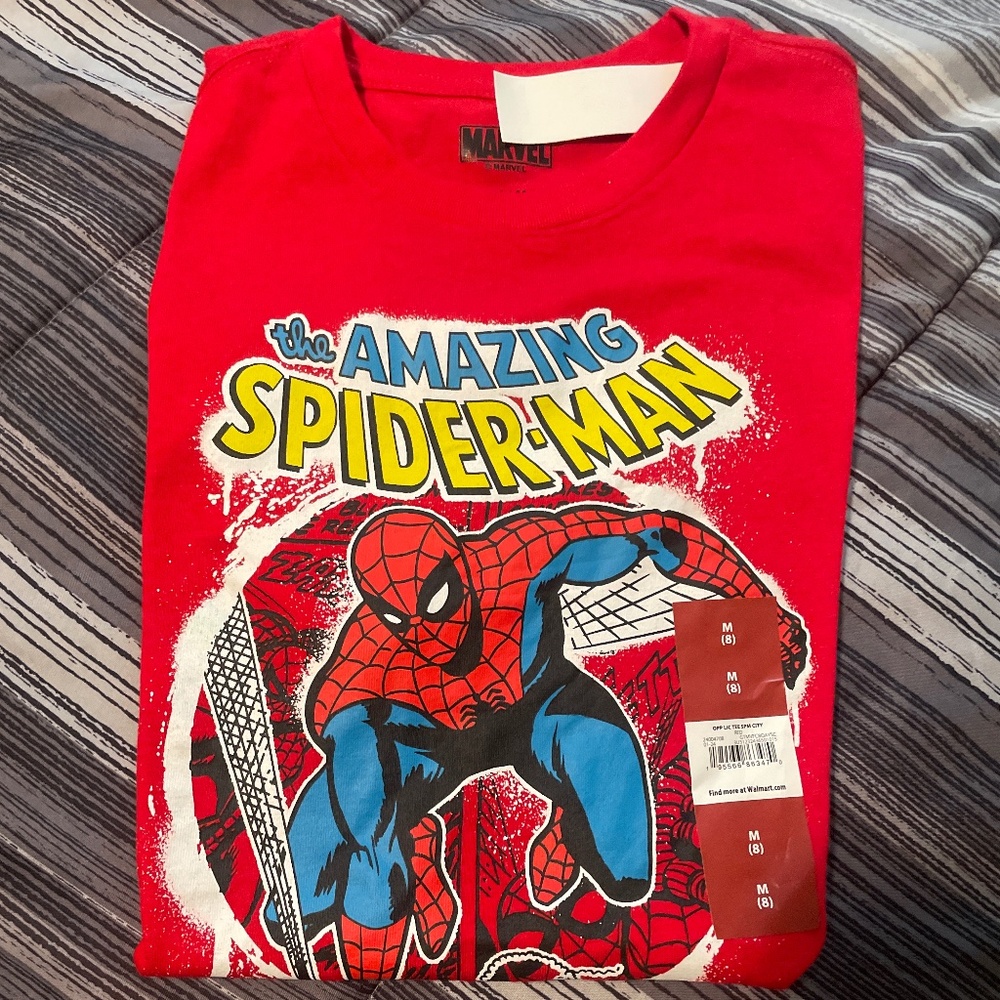 New Boys Spider Man Shirt